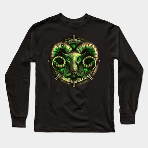 Zodiac - Aries Long Sleeve T-Shirt by Map of Earth